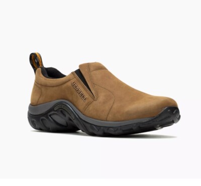 Merrell Jungle Moc Nubuck J60831 Slip-On Medium Brown  display picture 2