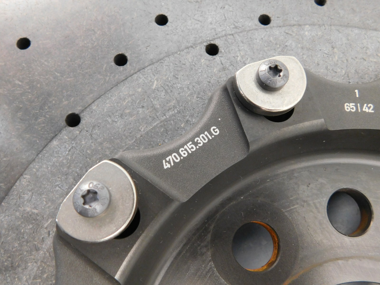 2018 Lamborghini Aventador S LP740-4 Brembo Left Front Ceramic Rotor #6651 Z1