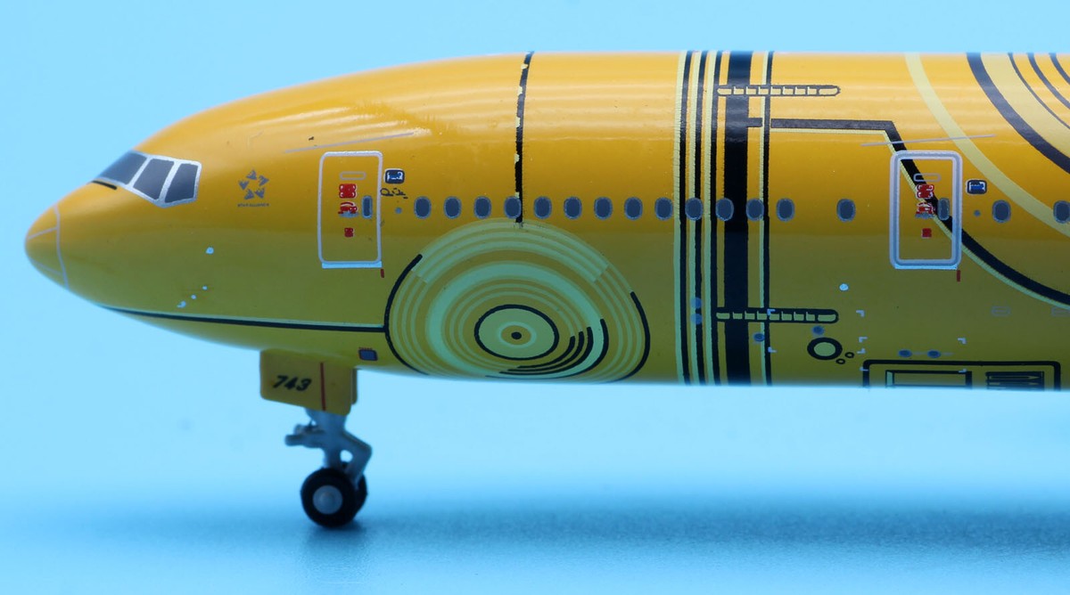 JC Wings 1/400 ANA 全日空 B777-200ER JA743A Star ANA All Nippon Boeing 777-200ER SW CeeThreeP0 JA743A SW