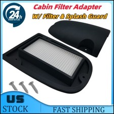 Cabin Filter Adapter w/Air Filter&Splash Guard For Jeep Wrangler TJ/LJ 2000-06