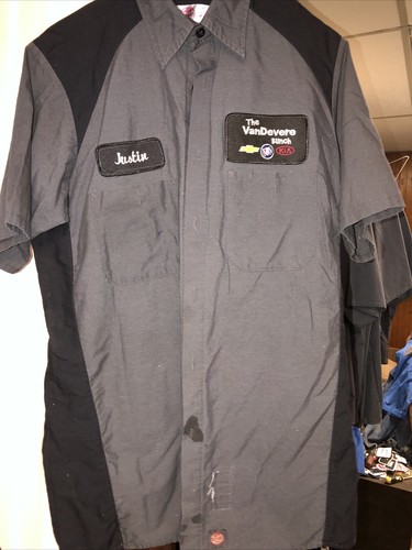 Vintage Mechanic Shop Shirt Men's M-SS 