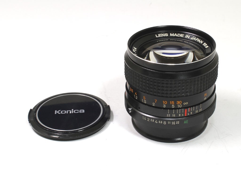 Konica Hexanon AR 50 mm F/1.4 Late-Type Lens - Black | eBay