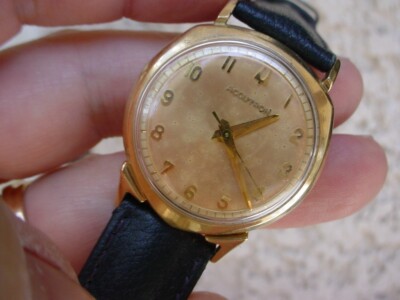 Bulova Accutron 14K Gold Alpha, Tuning Fork 214, Outstanding Dial