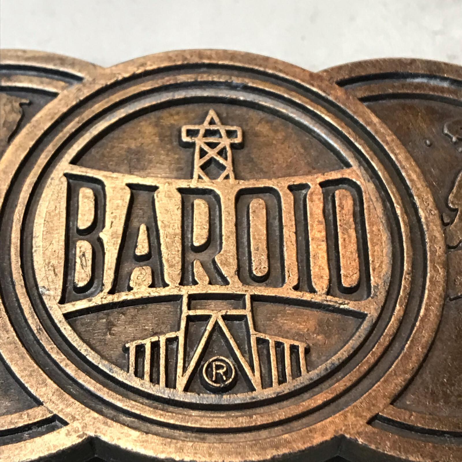 Vintage 1980's Baroid Industrial Drilling Products Oi… Gem