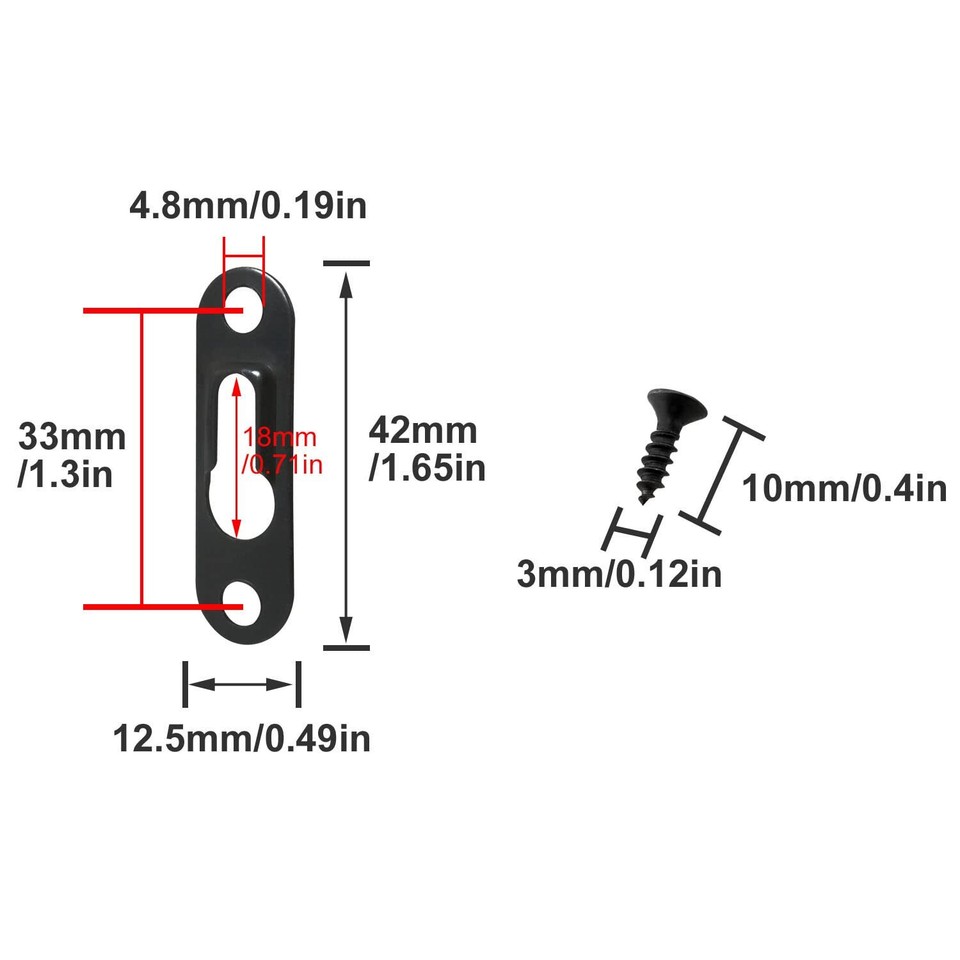 Keyhole Hanger 50PCS Heavy Duty Metal Single Hole Keyhole Picture