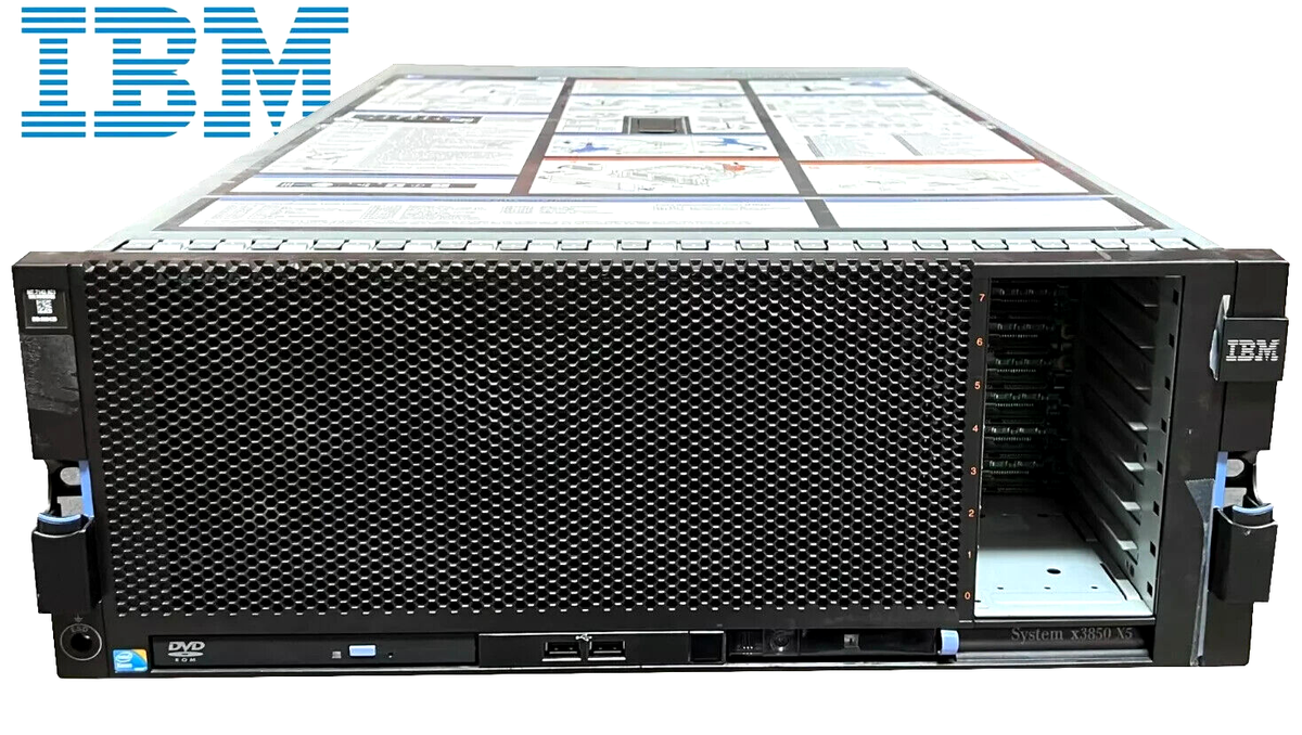 IBM System X3850 X5 4U Barebone x4 Xeon E7 x8 Memory Card Server