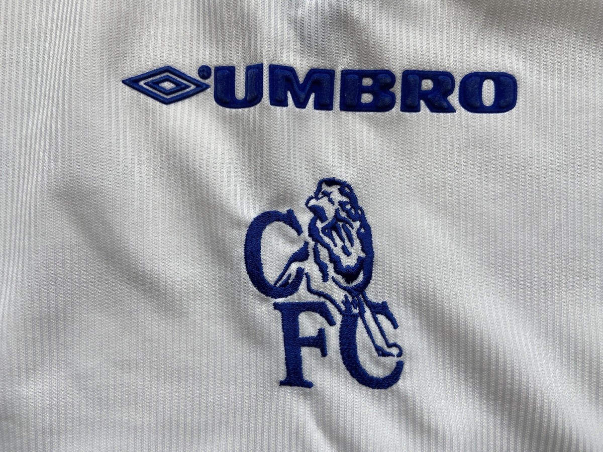 CHELSEA 1998 2000 AWAY FOOTBALL SHIRT SOCCER JERSEY UMBRO sz