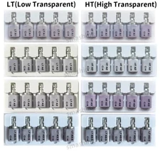 5Pcs C14 Emax Dental Glass Ceramic HT LT Lithium Dislicate CAD/CAM Cerec Blocks