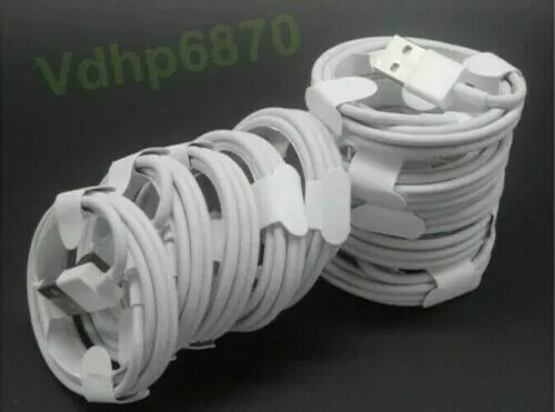 USB Charger Cable Cord For Apple iPhone 7 8 X XR 11 12 13 14 Pro Max Wholesale - Picture 9 of 10