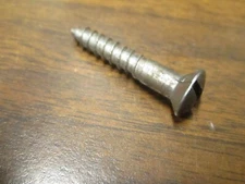 #26 Musket Screw?, Oval Head Slotted Head Wood Screw  (Good Used Condition)