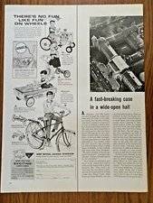 1964 AMF Junior Trikes Bikes Roadmaster  Car Tractor Ad