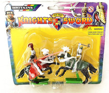 Britains Ltd 1:32 Deetail MEDIEVAL JOUSTING AX KNIGHT Figure Set 17558 MOC 04