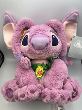 *Nuevo* Disney Hawaii Store Lilo And Stitch Angel con muñeca de peluche grande Lei