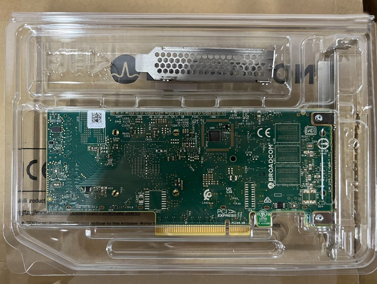 Nuovo controller di archiviazione trimodale Broadcom HBA 9500-8i SATA 6Gb/s SAS