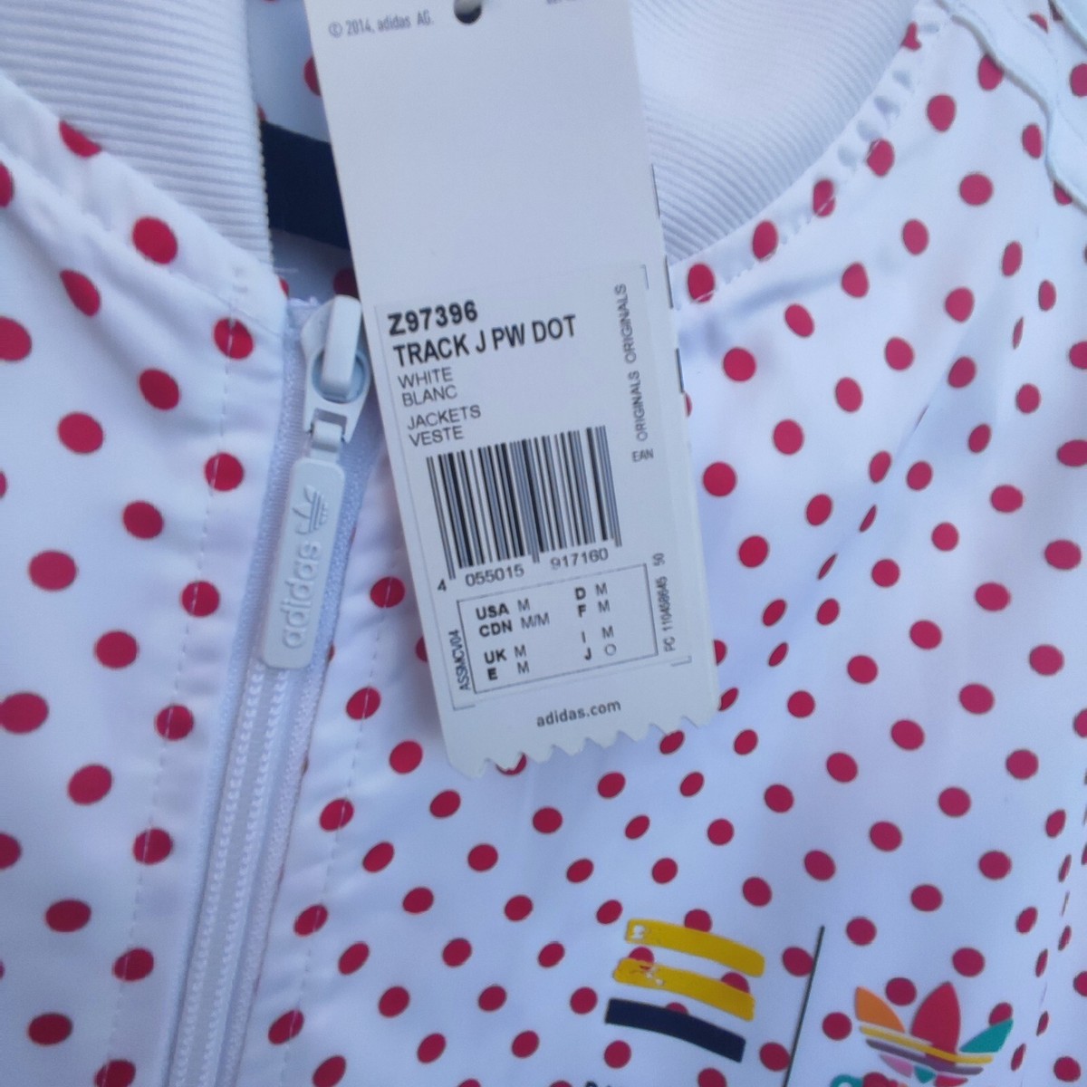 Adidas Originals Pharrell Williams Polka Dot Tracksuit Top Jacket