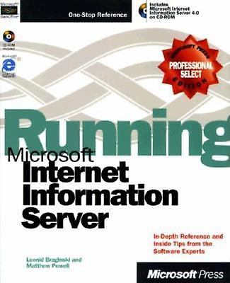 Running Microsoft Internet Information Server -Paperback Book Missing The CD-ROM