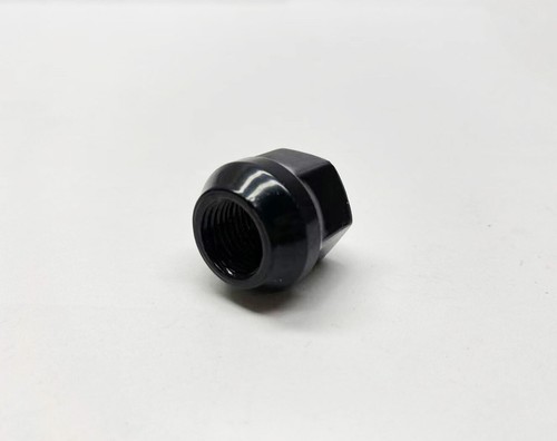 20PC 3/4" HEX END BLACK PLATED BULGE ACORN LUG NUTS 14x1.5 CHEVROLET FORD CHEVY - Picture 3 of 4