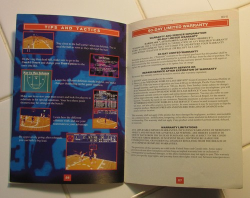 Super Nintendo SPORTS instruction manuals SNES -- you pick -- free shipping!! - Picture 197 of 458