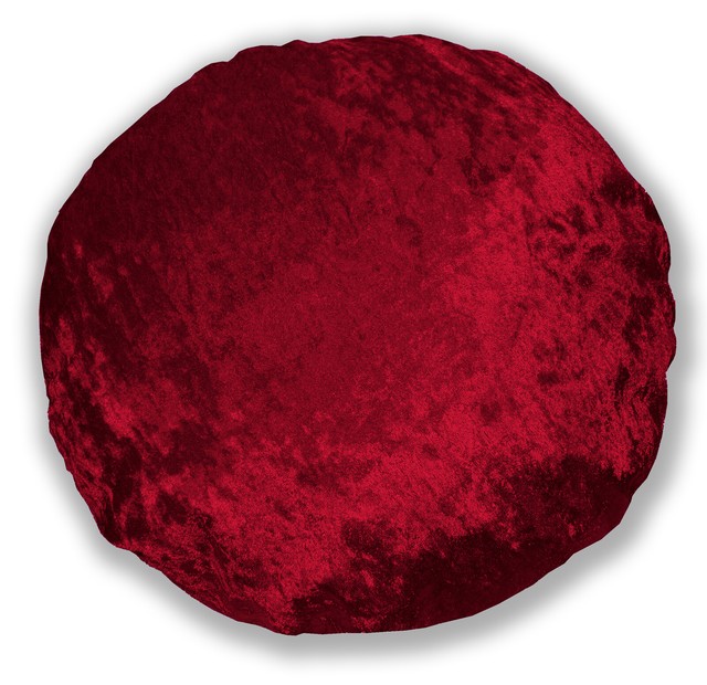 Mv23 Red Crushed Velvet Sofa Seat Patio Bench Box Cushion Bolster Cover//Runner