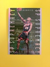 1999-00 SP Authentic Supremacy Gary Payton #S7 Seattle Supersonics Hall of Famer