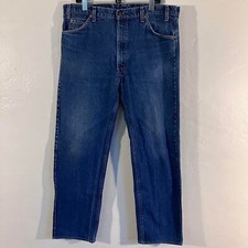Vintage 80s Levi s Orange Tab 505 Dark Wash Denim Jeans