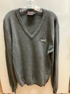 Vintage 80's Alaska Airlines Uniform Sweater 100% wool Men's XL