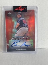 2022 Leaf Trinity Baseball owen murphy Rookie Auto RARE STEEL   1/1
