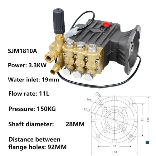 Stop La Pompa Autolavaggio Self-service Alta Pressione 220V 3.3KW 3.9KW 4.5KW - Foto 8 di 8