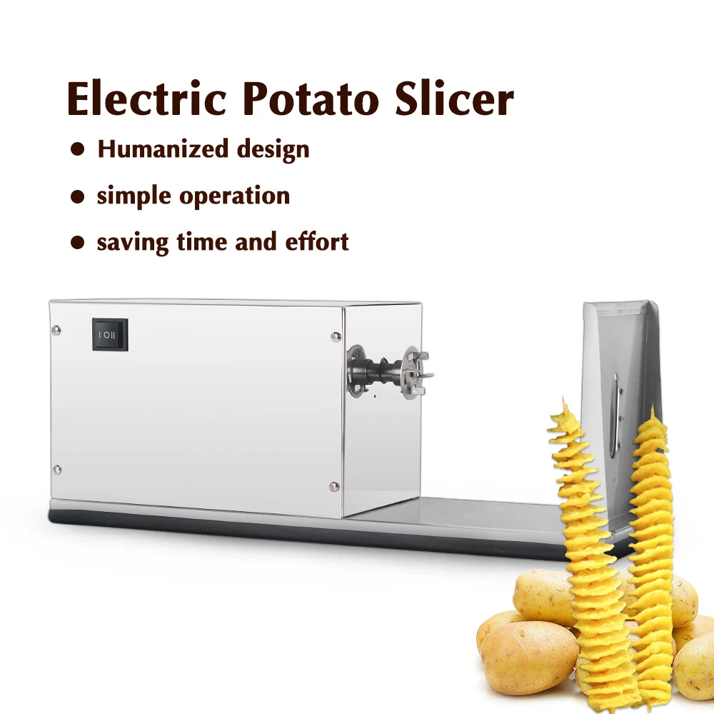 Spiral Potato Slicer Cutting Machine - French Fry Cutter 