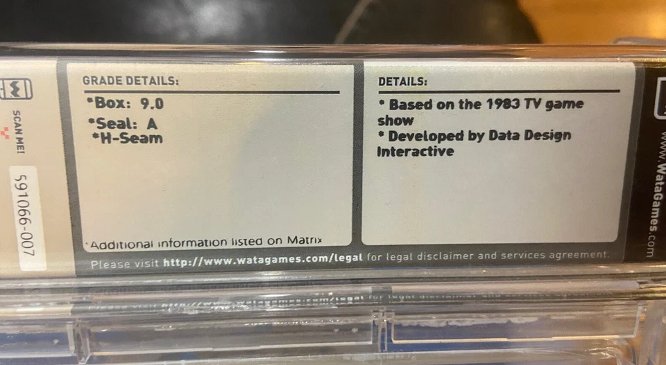 Wheel of Fortune (Nintendo Game Boy) Brand New, Factory Sealed, WATA CERTIFIED 9 - Image 4 of 4