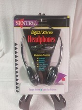 Sentry Digital Stereo Headphones Adjustable 6' Cord Lightweight HO248 Free-Ship