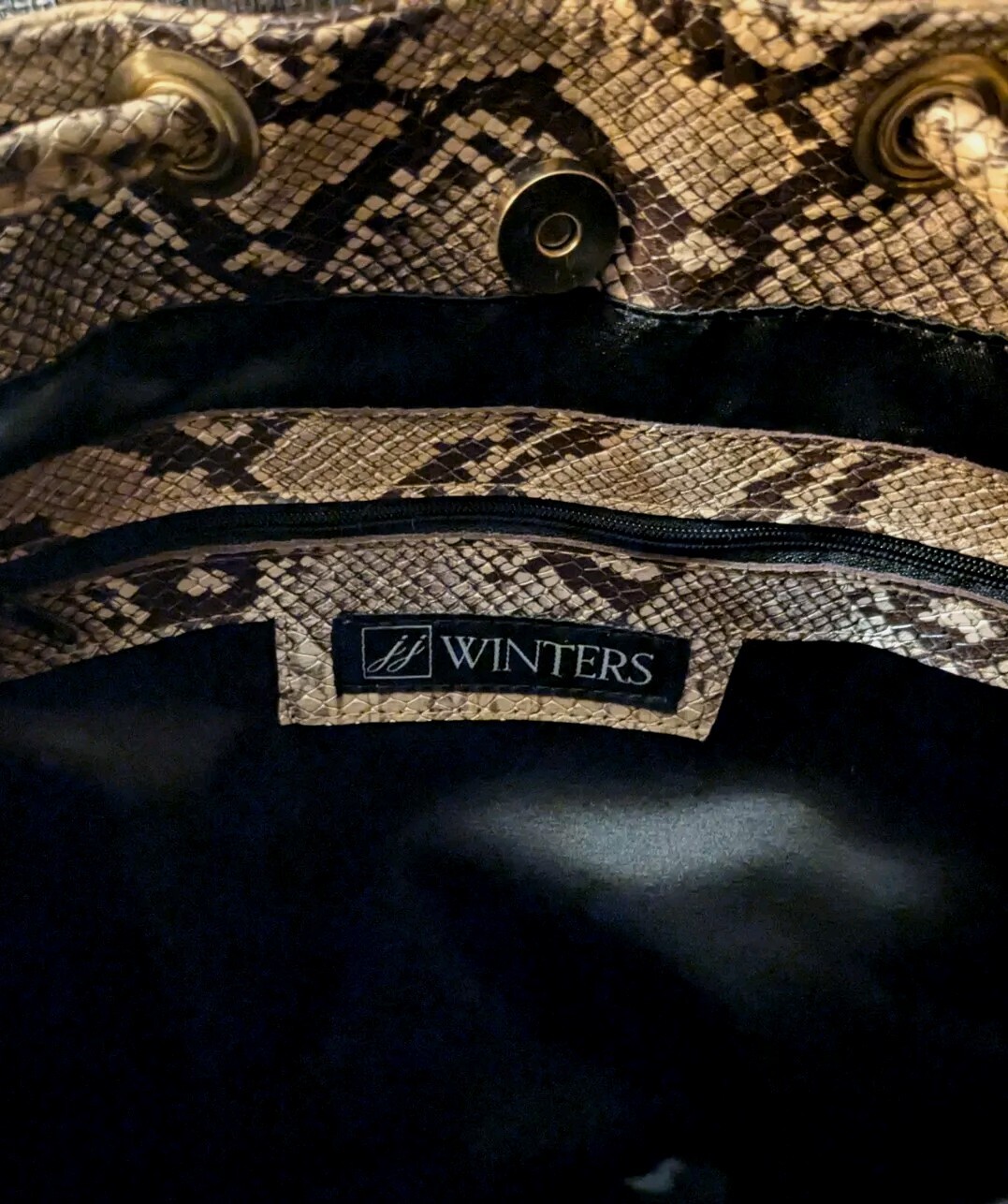 JJ Winters- Cleo (Real Python) Leather Convertibl… - image 12