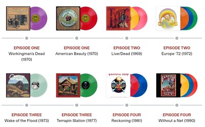STORY OF THE GRATEFUL DEAD ANTHOLOGY 180G COLOR VINYL 14 LP DELUXE