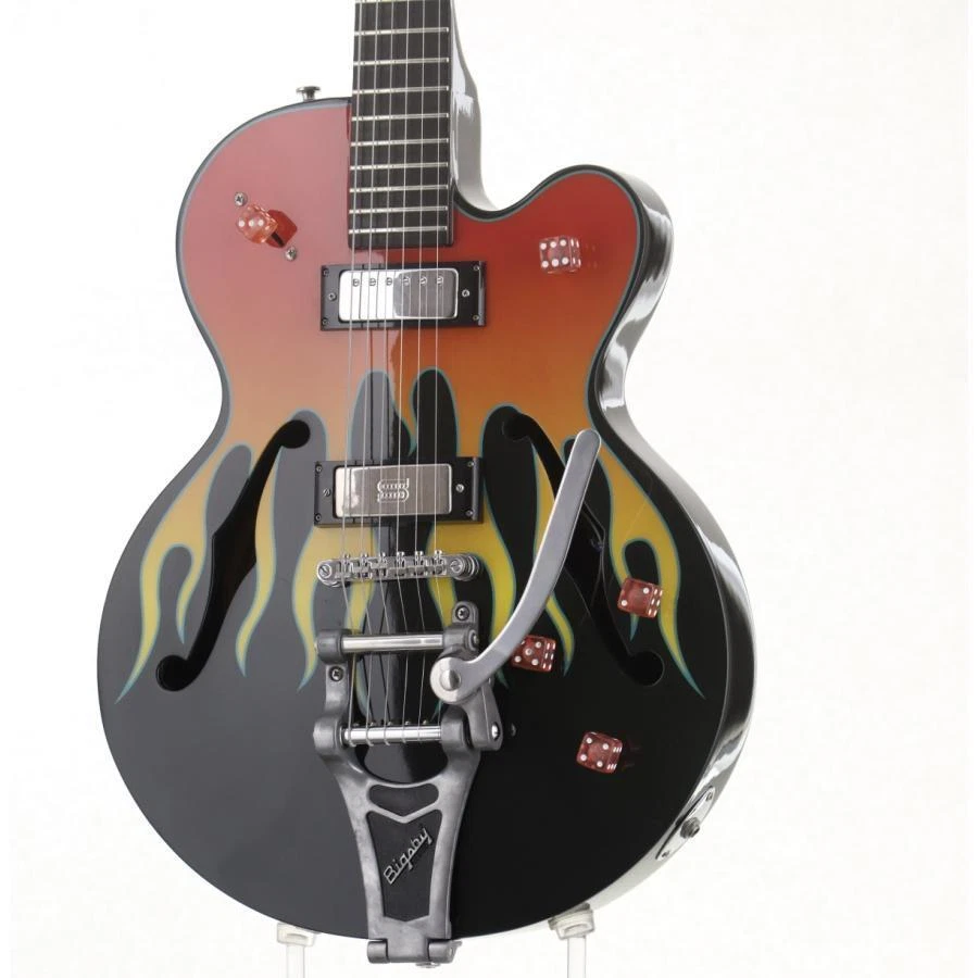 Epiphone Flamekat Ebony Flame Graphic