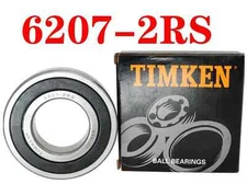 TIMKEN 6207-2RS 35X72X17MM Double Rubber Seal  Deep Groove Ball Bearings