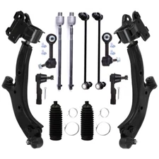 12Pcs For 2007-2011 HONDA CR-V Front Lower Control Arms Sway Bars Tie Rod Ends