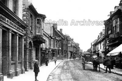 Qkk-46 The High Street, Ringwood, New Forest, Hampshire. Foto