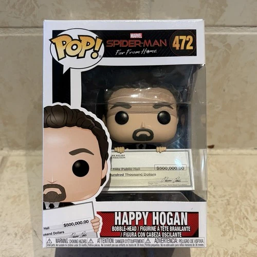 Funko Pop Happy Hogan Vinyl Figure #472 Spider-Man Far From Home New In Box