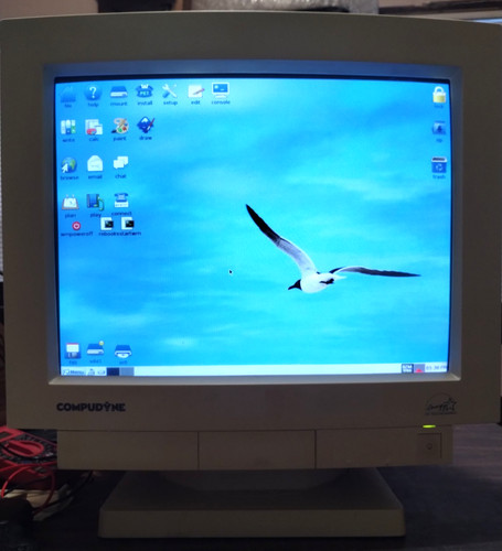 Compudyne Kd-1700v 17" SVGA Monitor Bright Retro Rare with SVGA & BNC inputs!