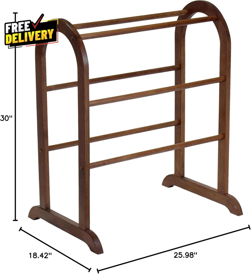 94326 Edredón Madera con 6 Peldaños Antiguo Nogal Foto 4 de 4