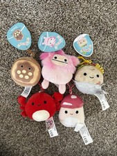 NWT Squishmallows Kellytoy 3.5inch Plush Clippable Toy Pack Of