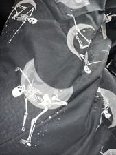 Asda Halloween Skull & Crossbones Duvet Cover Double BNWT