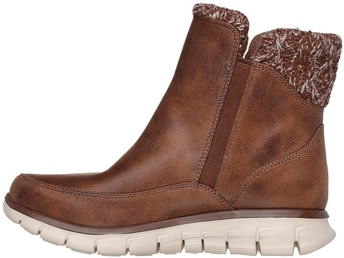 Botas informales Skechers Synergy Lovely Colab para mujer con cremallera lateral - Imagen 2 de 5