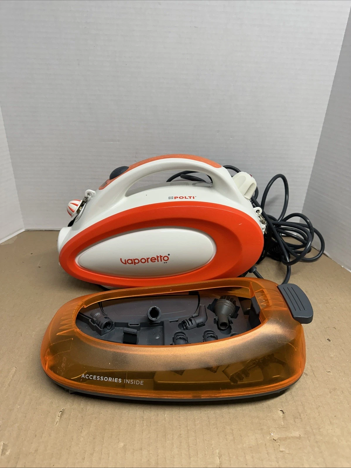 Polti Vaporetto VT GO Portable SteamER And Base Tested Works