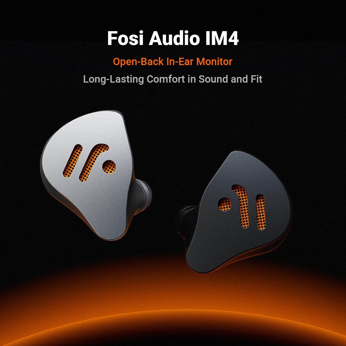 Fosi Audio IM4 Open-Back HiFi IEM Earphones N52 Dual Magnet 3.5mm