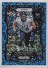 2023 Panini Prizm Rookies No Huddle Blue Prizm 28/95 Peter Skoronski #395 05ol