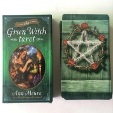New Tarot Deck Oracles Cards Mysterious Divination Green Witch Tarot Cards