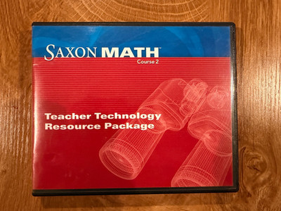 Saxon Math Course 2 Teacher Technology Resource Package CD-ROM Set