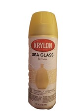 Krylon K09054000 Sea Glass Spray Paint, Lemon, 12 Ounce NEW Discontinued Color