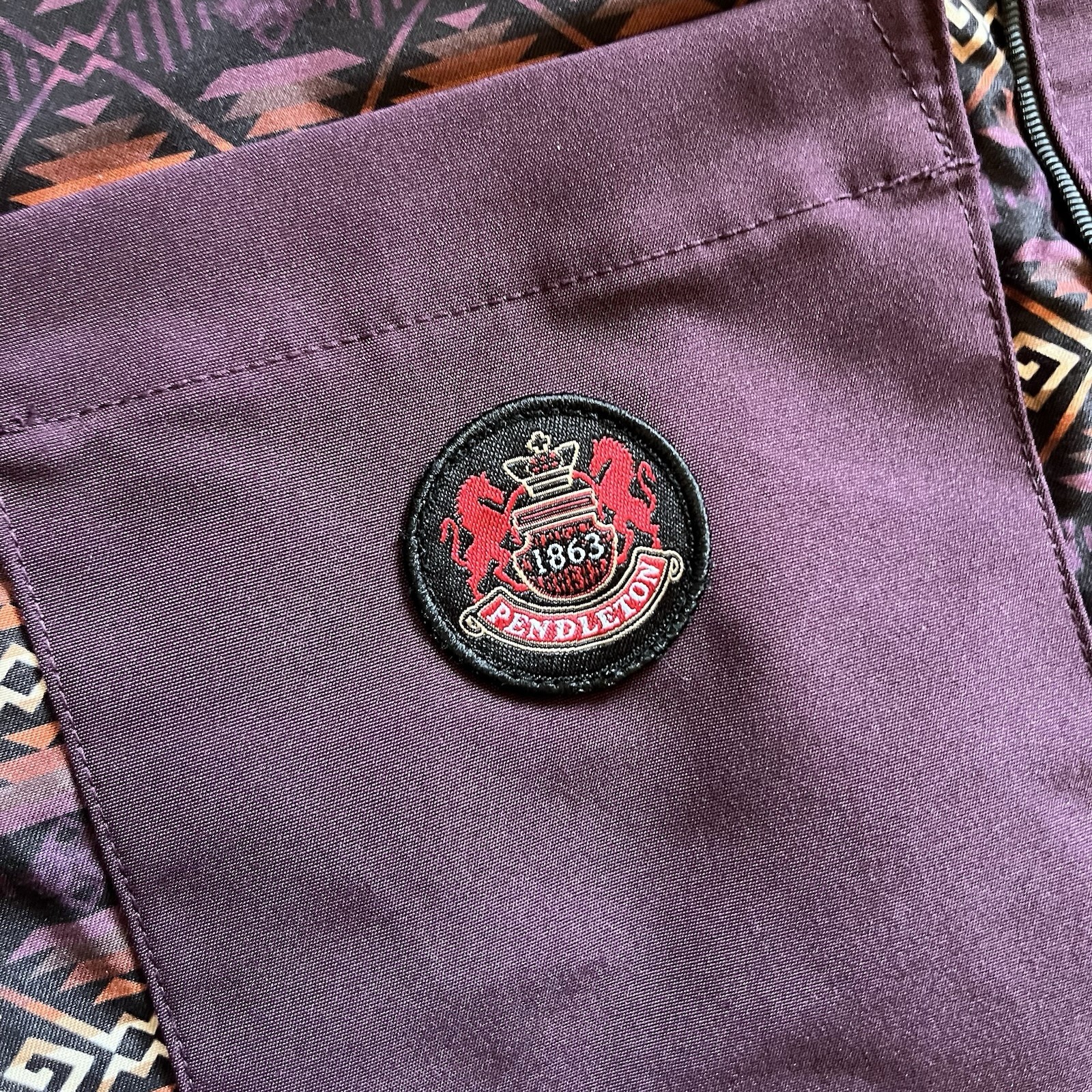 Pendleton Softshell Rain Jacket Women’s XL Purple… - image 10